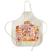 USC Trojans Julia Gash Natural Canvas Apron